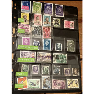 Multi Country Postage Stamps Bundle Collection - Qty 31 Mint, Used Assorted